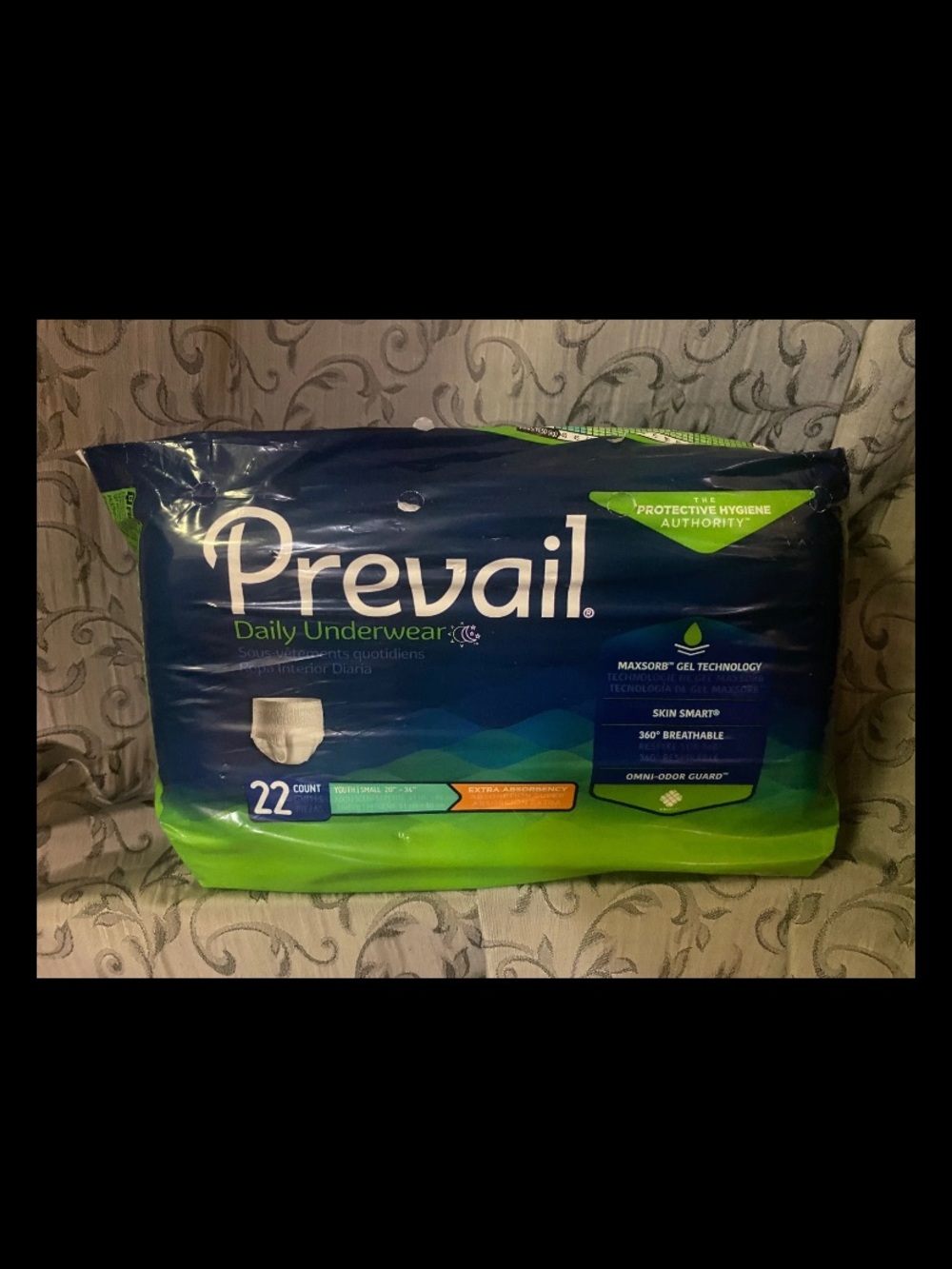 Prevail Adult Diapers- Small/Medium (22 per package)